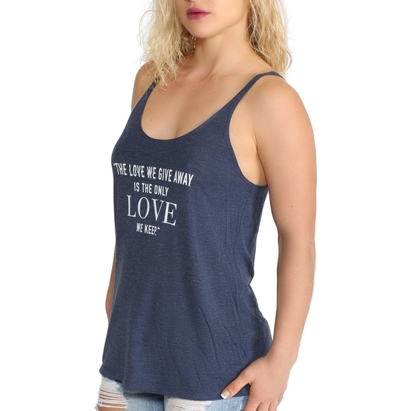 WOMEN'S FLOWY SIDE SLIT TANK - Picture 3 of 4
